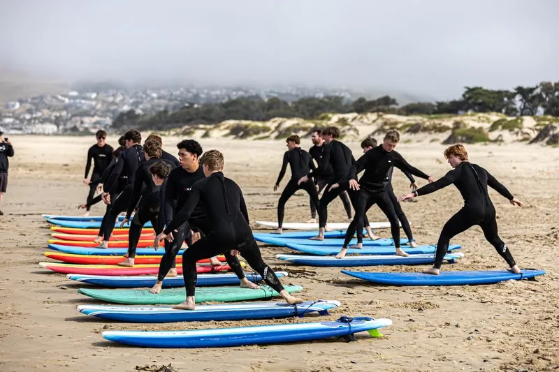 Summer surf camp in Pismo Beach